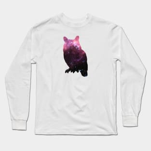 Galaxy Owl Long Sleeve T-Shirt